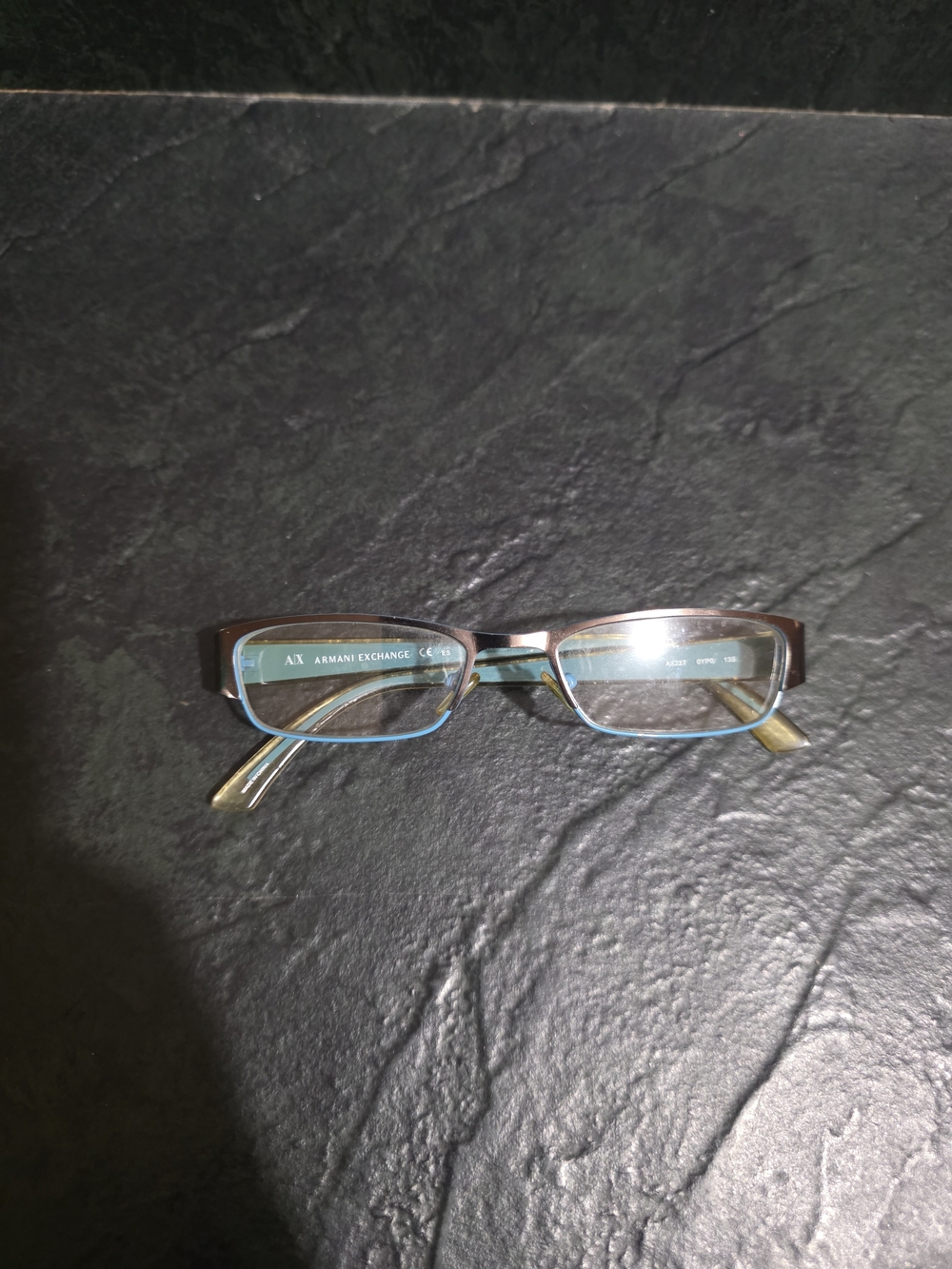 Armani Exchange AX227 0YP0 Green Blue Womens Eyeglasses Frame 50-17-135